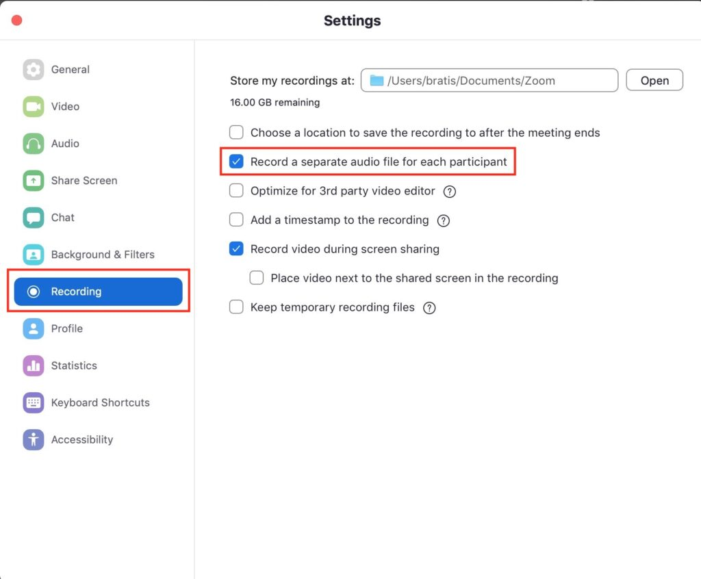 Optimize Zoom For Podcast Recording